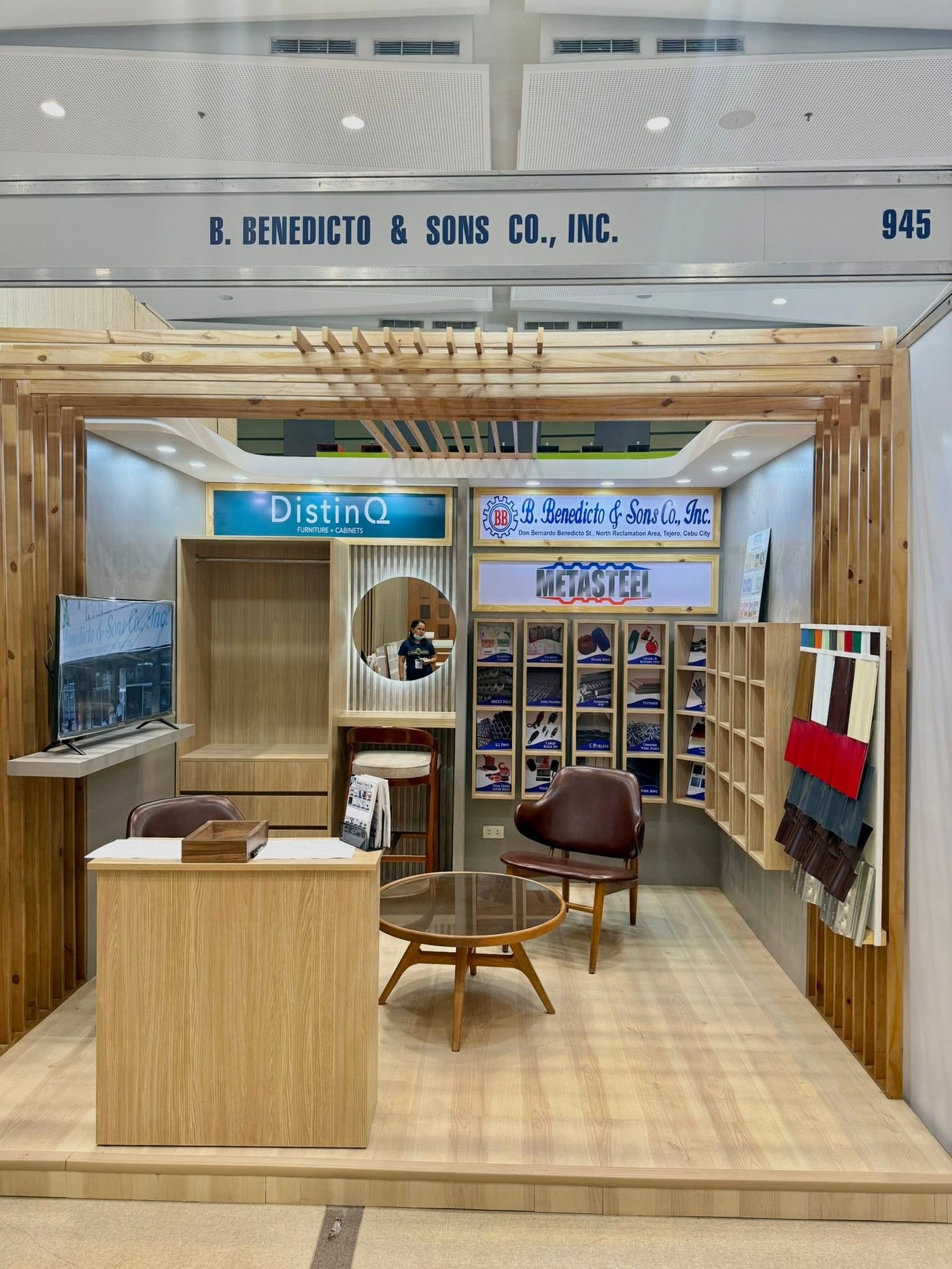 B. Benedicto & Sons trade show booth