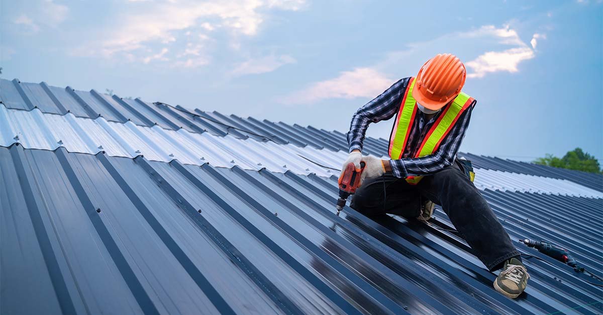 METASTEEL roofing installation